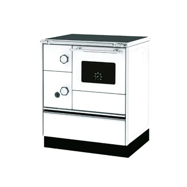 Šporet na čvrsto gorivo Alfa Plam 70 Favorit, beli, desni ECO